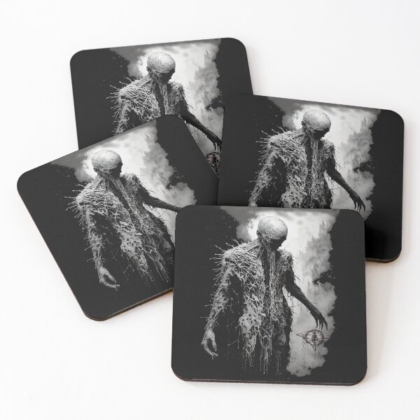 Item preview, Decaying Figure Reaching Into Void Dark Gothic Horror Art (BLACK) designed and sold by MorbidDreams.