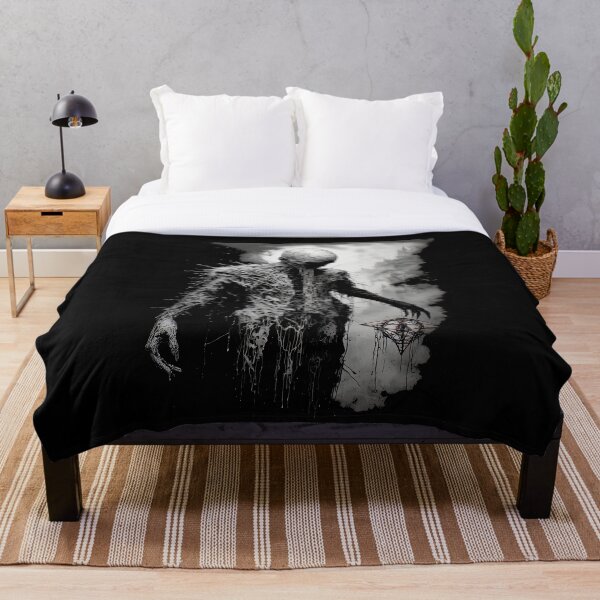 Aperçu de l'œuvre Figure en décomposition tendant la main vers le vide - Art d'horreur gothique sombre (NOIR) créée et vendue par MorbidDreams.