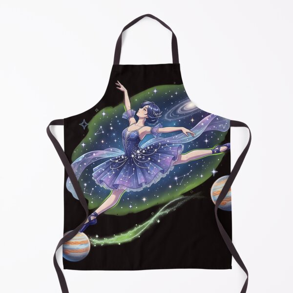 Item preview, Cosmic Ballerina Leaping Through a Galaxy of Planets and Stars designed and sold by WalterAdd.
