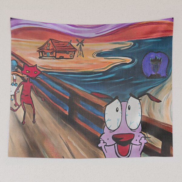 Item preview, Courage the Cowardly Dog Scream designed and sold by slowocelot.