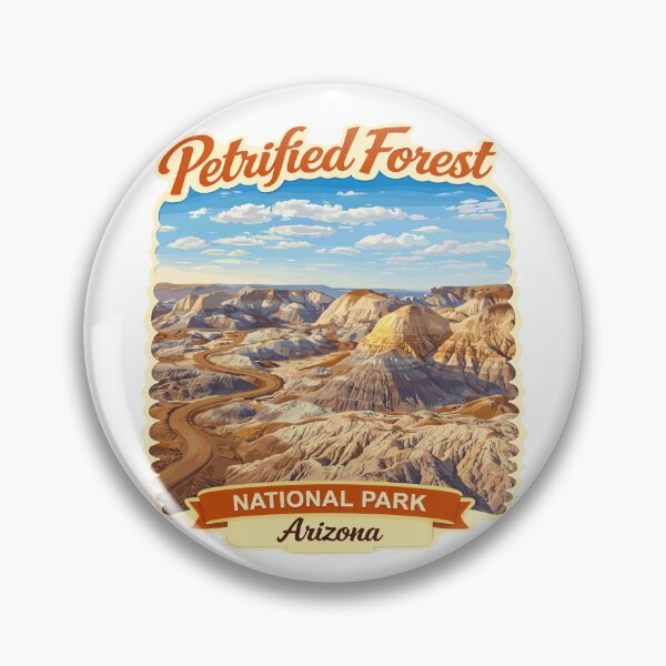 Item preview, Petrified Forest National Park Arizona Retro Design designed and sold by Gideon Emmerich.
