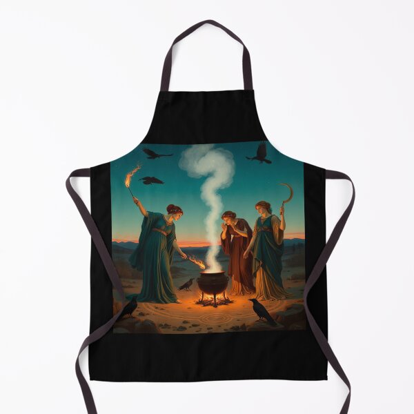 Item preview, Three Witches Performing Ritual Around Glowing Cauldron designed and sold by TeeARTHY.
