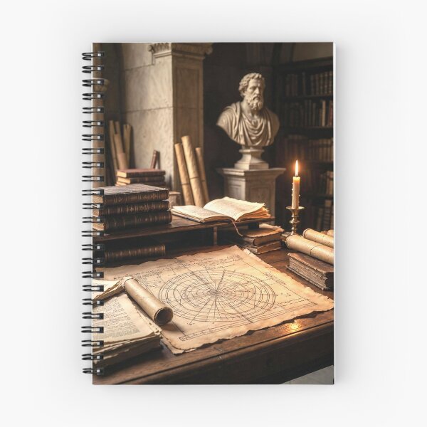 Item preview, Philosopher Geometry Notes — Dark Academia Academic Study Art designed and sold by semenol.