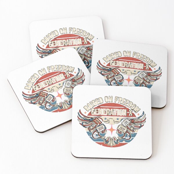 Item preview, Raised on Freedom: Generation X Nostalgia Eagle with Cassettes designed and sold by VibranPalette.