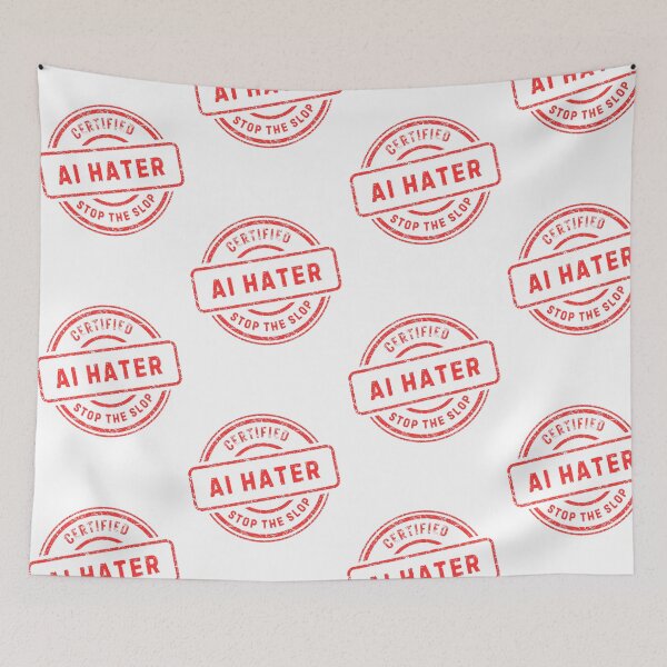 Item preview, Certified AI Hater designed and sold by hoeflamingo.