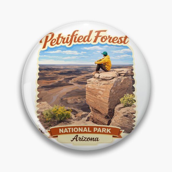 Item preview, Petrified Forest National Park Arizona Retro Design designed and sold by Gideon Emmerich.
