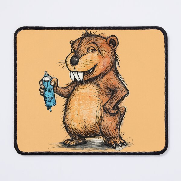 Item preview, Graffiti Beaver- Chill Urban Artist designed and sold by HubiUrbanStudio.