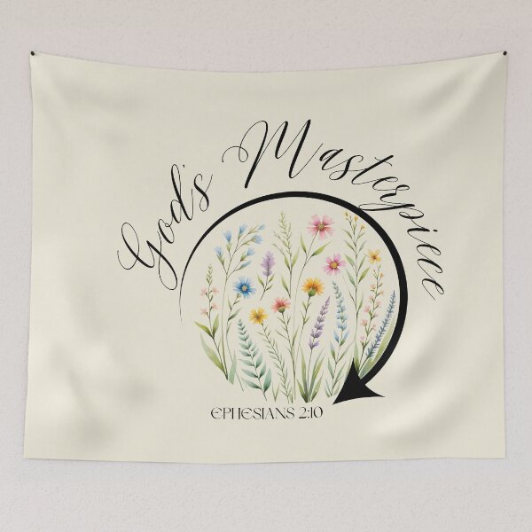 Item preview, Ephesians 2:10 God's Masterpiece, Christian Art designed and sold by Our Bible Journey.