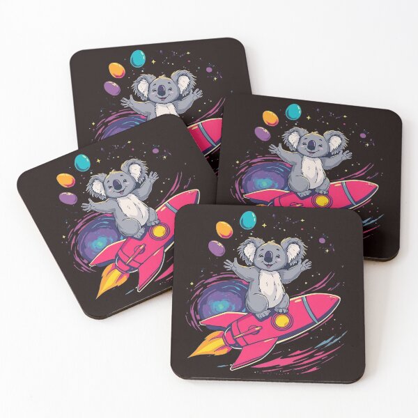 Item preview,  Easter space koala on a rocket. designed and sold by SassyGin.