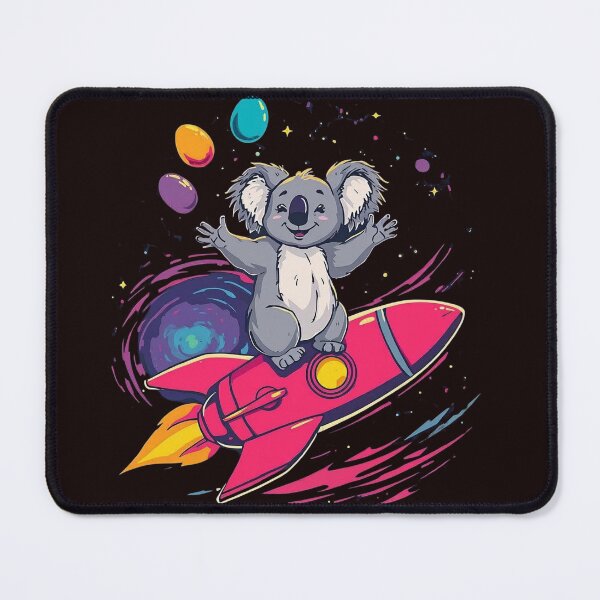 Item preview, Easter space koala on a rocket. designed and sold by SassyGin.