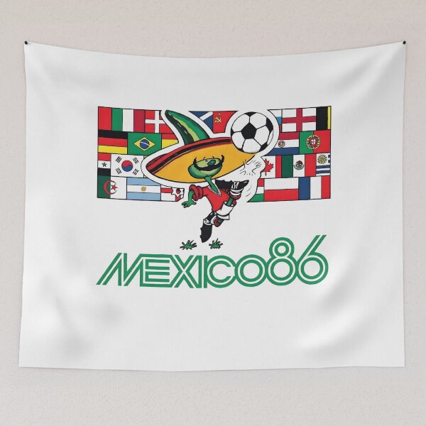 Item preview, Pique Mexico 86 World Cup Soccer Mascot designed and sold by TshirtsOnline-.