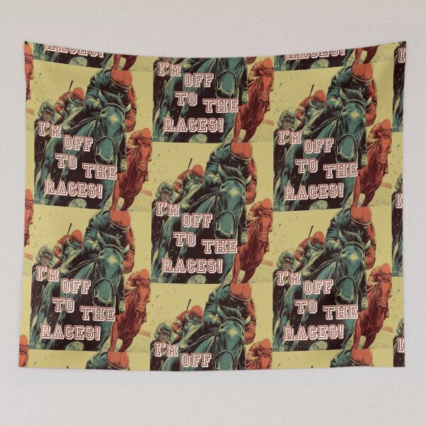 Item preview, I’m Off to the Races! | Horse Racing Vibes | Jockey Life & Betting Humor designed and sold by Ignorant-Artist.