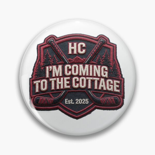 Item preview, I'm coming to the cottage – Romantic Phrase in Cozy Embroidered Style - Red designed and sold by Golden Chaos.