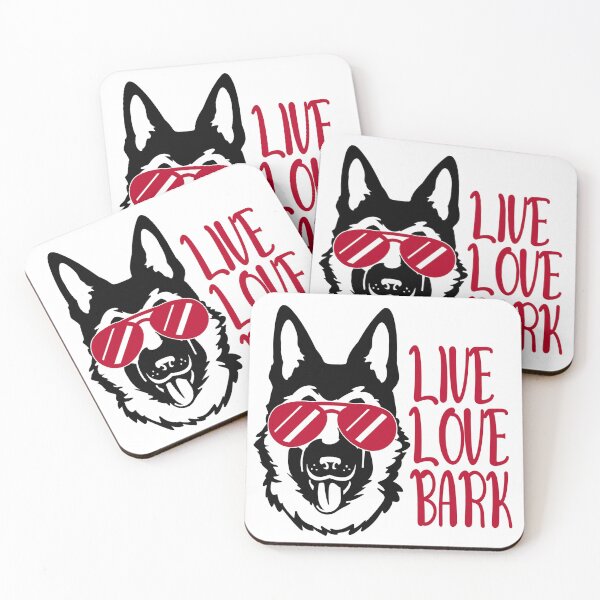 Item preview, Live Love Bark German Shepherd Funny Dog Lover Retro Sunglasses Gift designed and sold by Ladys-Gents.