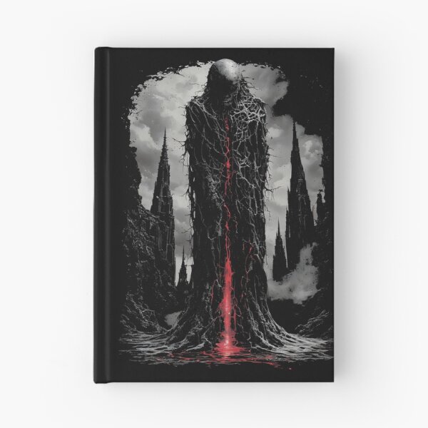 Item preview, Cracked Shadow Figure Dark Gothic Horror Art (BLACK) designed and sold by MorbidDreams.