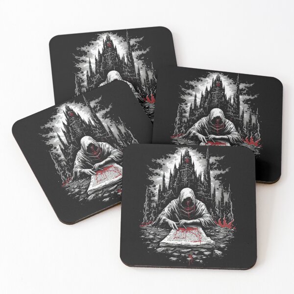Item preview, Dark Ritual Summoner Occult Gothic Horror Art (BLACK) designed and sold by MorbidDreams.