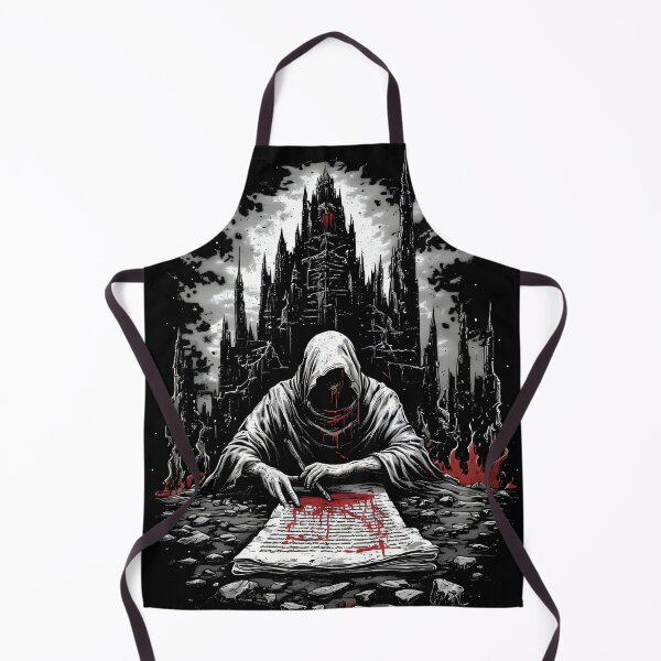 Item preview, Dark Ritual Summoner Occult Gothic Horror Art (BLACK) designed and sold by MorbidDreams.