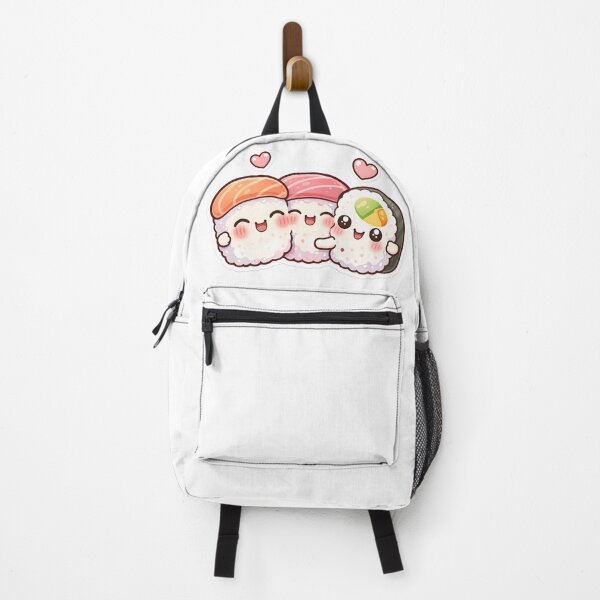 Item preview, Cute Kawaii Sushi Roll – Japanese Food Lover Sticker designed and sold by DesignEG.