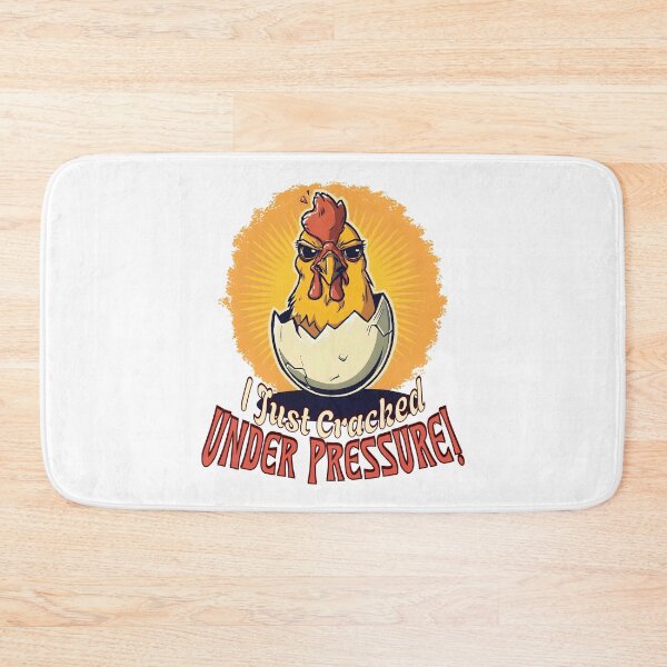 Item preview, I Just Cracked Under Pressure Funny Easter Chicken – Angry Egg Humor Design designed and sold by TestudoDesign.