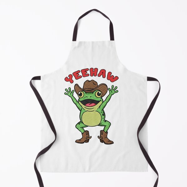 Item preview, Happy Yeehaw Cowboy Frog in Boots and Hat designed and sold by TeeARTHY.