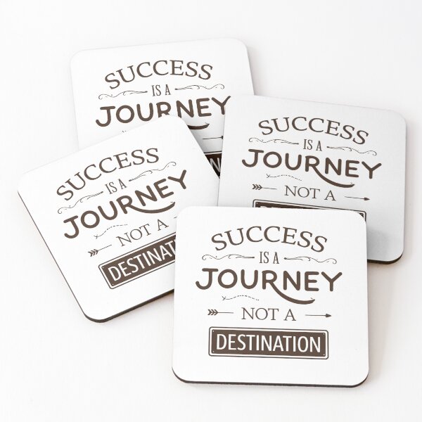 Item preview, Success Is a Journey Not a Destination - Motivational Quote Design designed and sold by TTStudio.