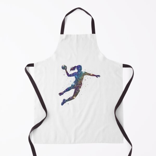 Item preview, Glitter Galaxy Athlete – Girl Handball Star Silhouette designed and sold by SOUFIANE1991.