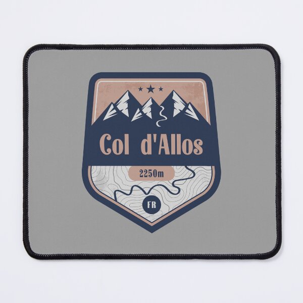 Item preview, Col d’Allos France Alps Road Badge designed and sold by CynthiaGraphics.