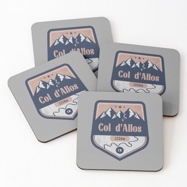 Item preview, Col d’Allos France Alps Road Badge designed and sold by CynthiaGraphics.