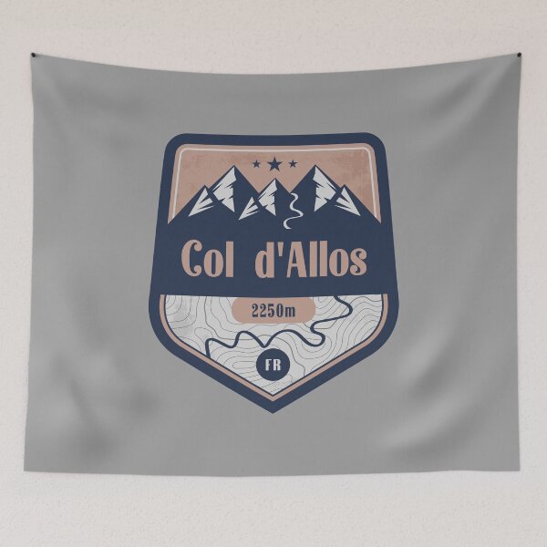Item preview, Col d’Allos France Alps Road Badge designed and sold by CynthiaGraphics.