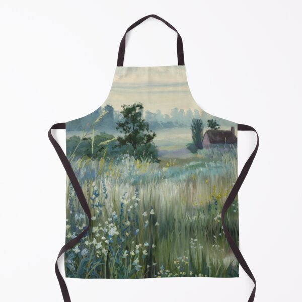 Item preview, French Countryside Landscape Painting, Wildflower Meadow Art, Provence Style Wall Art, Impressionist French Field Decor designed and sold by CARRAANN.