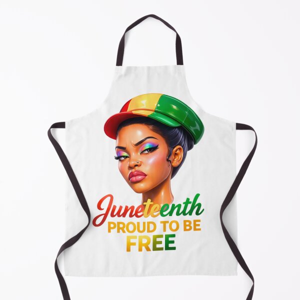 Item preview, Juneteenth Proud to Be Free – Afro Pride Black Woman Illustration, Freedom Celebration Design designed and sold by ArtSpark Studio.