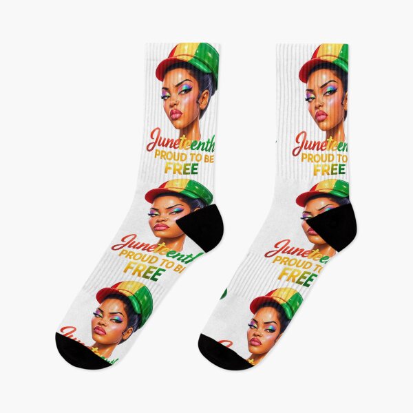 Item preview, Juneteenth Proud to Be Free – Afro Pride Black Woman Illustration, Freedom Celebration Design designed and sold by ArtSpark Studio.