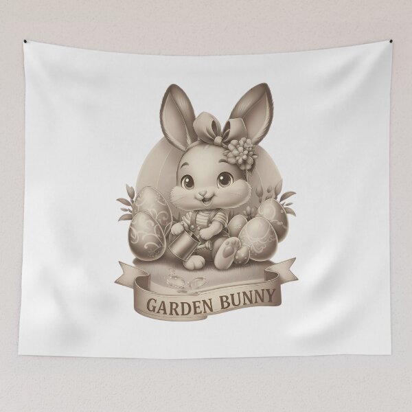 Item preview, Garden Easter Bunny – Cute Spring Gardening Bunny Design designed and sold by Art-Arcade6.