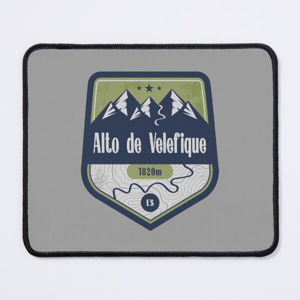 Item preview, Velefique Pass Spain Mountain Road Badge designed and sold by CynthiaGraphics.