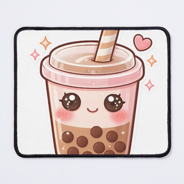 Item preview, Cute Kawaii Bubble Tea Character – Boba Lover Sticker designed and sold by DesignEG.