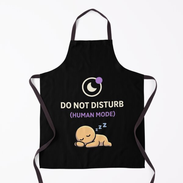 Item preview, Do Not Disturb Human Mode Funny Minimal Sleep Design designed and sold by Tropivaro.