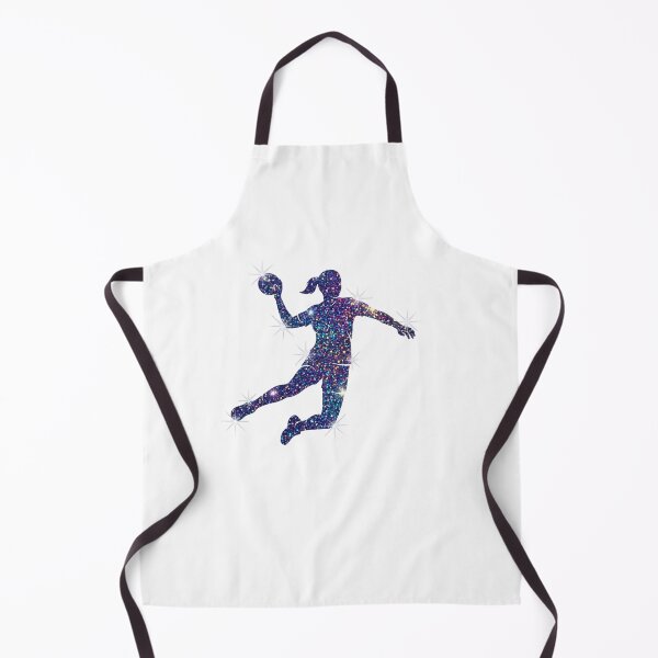 Item preview, Glitter Galaxy Athlete – Girl Handball Star Silhouette designed and sold by SOUFIANE1991.