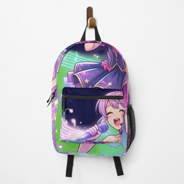 Item preview, Kawaii Anime Pop Star Singing with Floating Musical Notes designed and sold by WalterAdd.