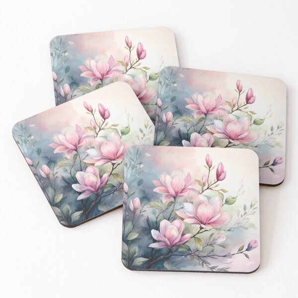 Item preview, Pink Magnolias Botanical designed and sold by SalonOfArt.