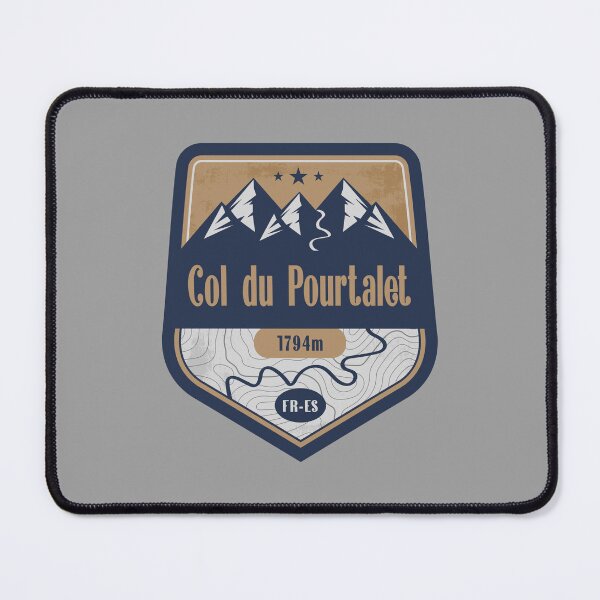 Item preview, Pourtalet Pass Pyrenees Road Badge designed and sold by CynthiaGraphics.