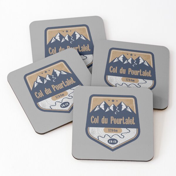 Item preview, Pourtalet Pass Pyrenees Road Badge designed and sold by CynthiaGraphics.