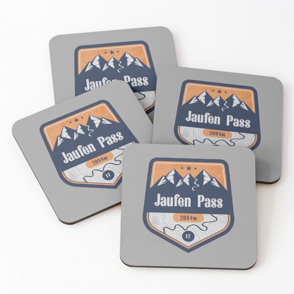 Item preview, Jaufen Pass Italy Alpine Road Badge designed and sold by CynthiaGraphics.