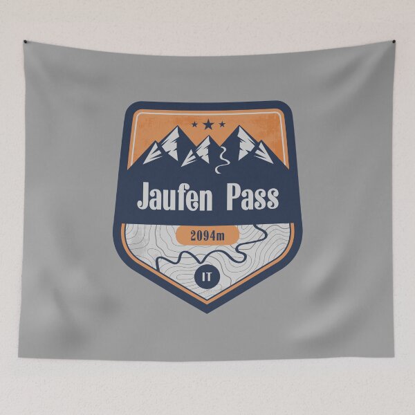 Item preview, Jaufen Pass Italy Alpine Road Badge designed and sold by CynthiaGraphics.