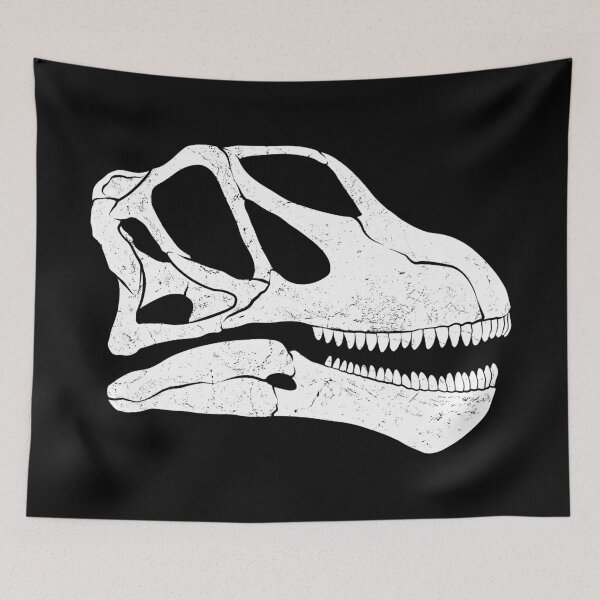 Item preview, Mamenchisaurus skull fossil designed and sold by NicGrayGraphic.