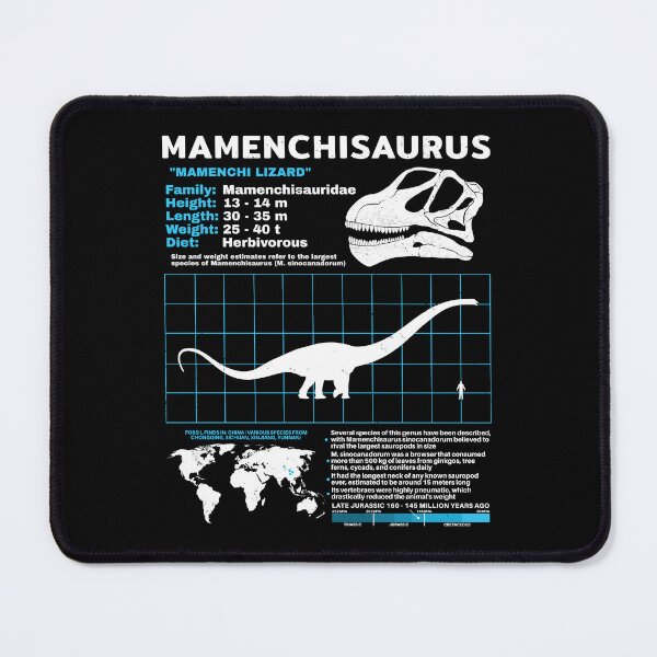 Item preview, Mamenchisaurus Fact Sheet designed and sold by NicGrayGraphic.