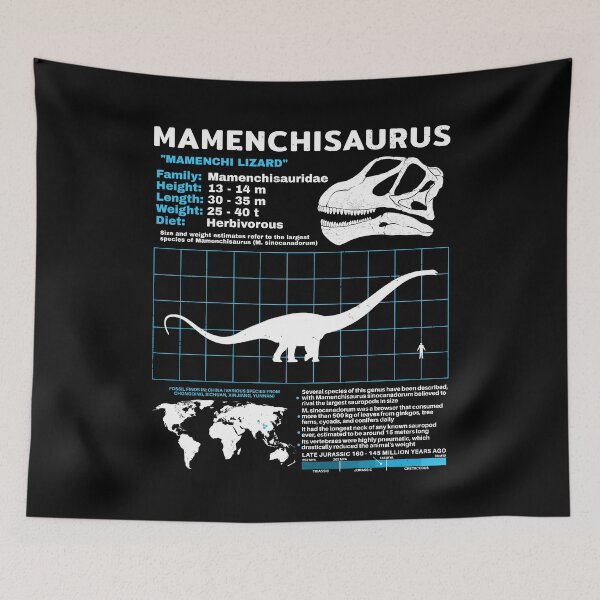 Item preview, Mamenchisaurus Fact Sheet designed and sold by NicGrayGraphic.