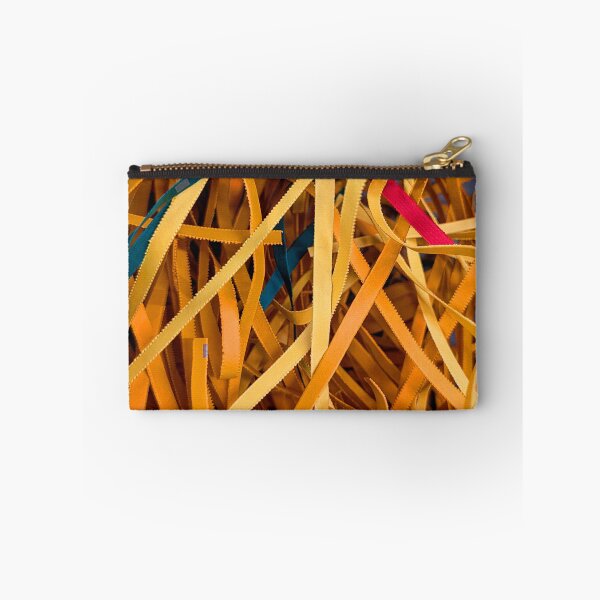 Item preview, Swirls of orange paper ribbons designed and sold by rekoob.studio.