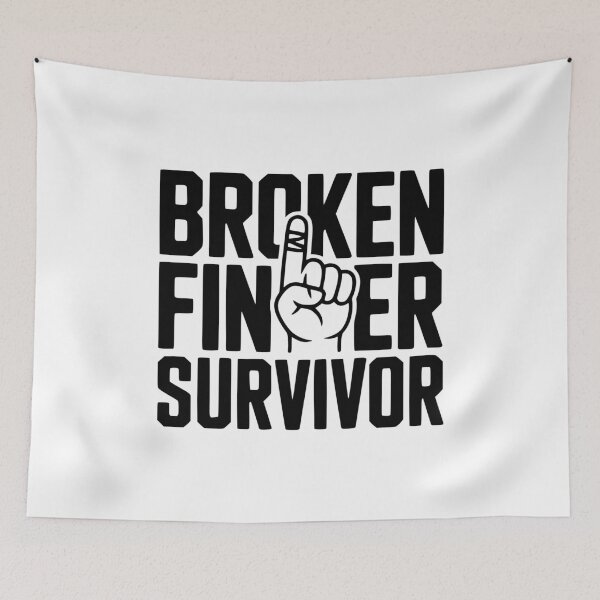 Item preview, Broken Finger Survivor designed and sold by Frank Ring.