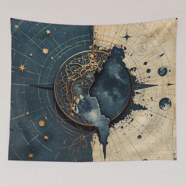 Item preview, Celestial Blueprint Moon designed and sold by ShopSpire.