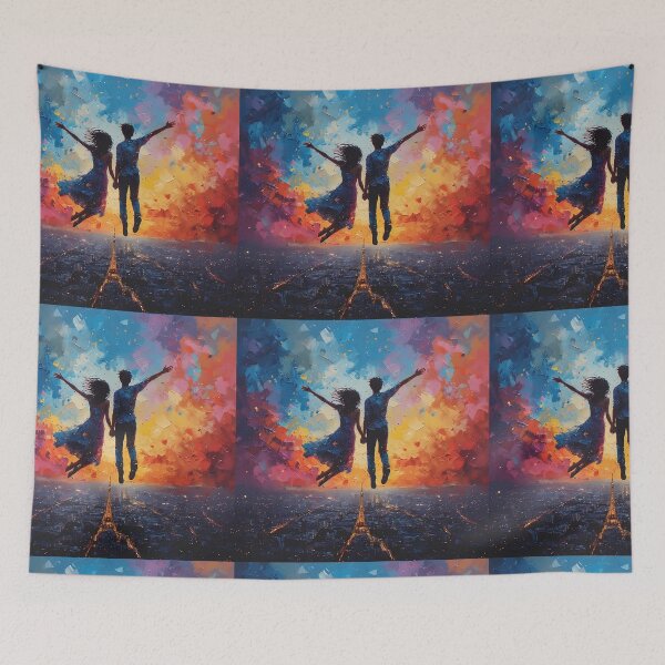 Item preview, Bright colorful Paris the city of love. designed and sold by Natalia-Vlad.